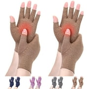 2 Pairs Compression Gloves for Hand Arthritis, Rheumatoid, Osteoarthritis, Carpal Tunnel Pain for Women \u0026 Men, Anti-Slip Glue dot Gloves for Work